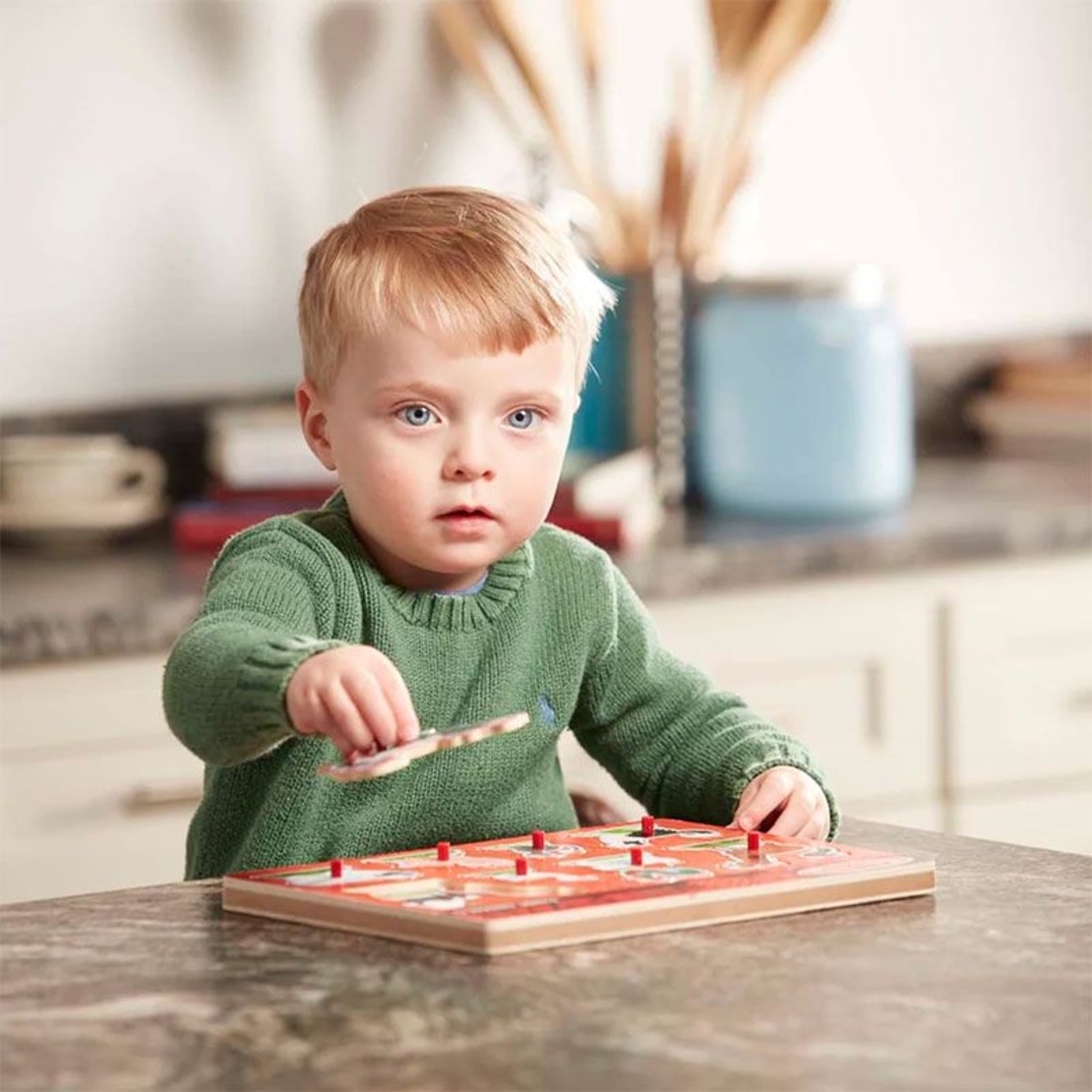 Пъзел със звуци Melissa and Doug Селскостопански животни, 50204