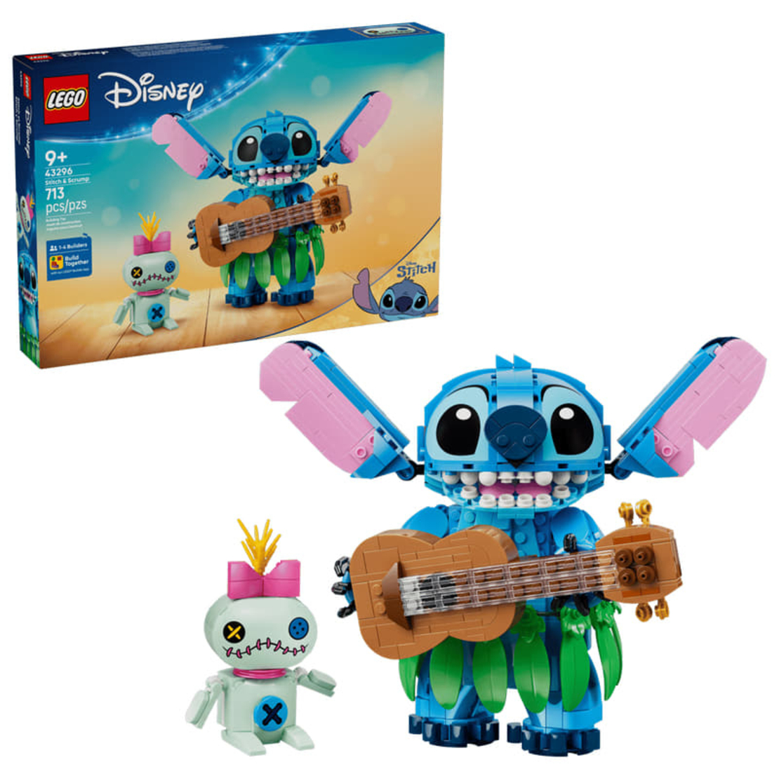 LEGO® Disney Стич и Скръмп 43296
