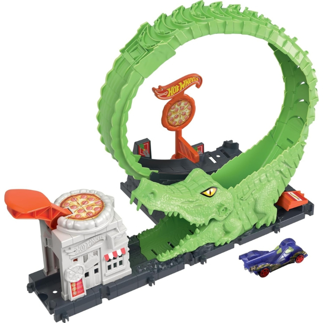 Писта Mattel Hot Wheels City Атаката на алигатора