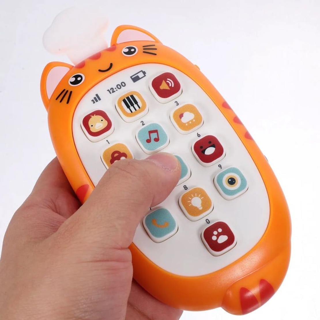 Бебешки телефон с гризалка Raya Toys Bei Bi Mobile, с музика и звуци