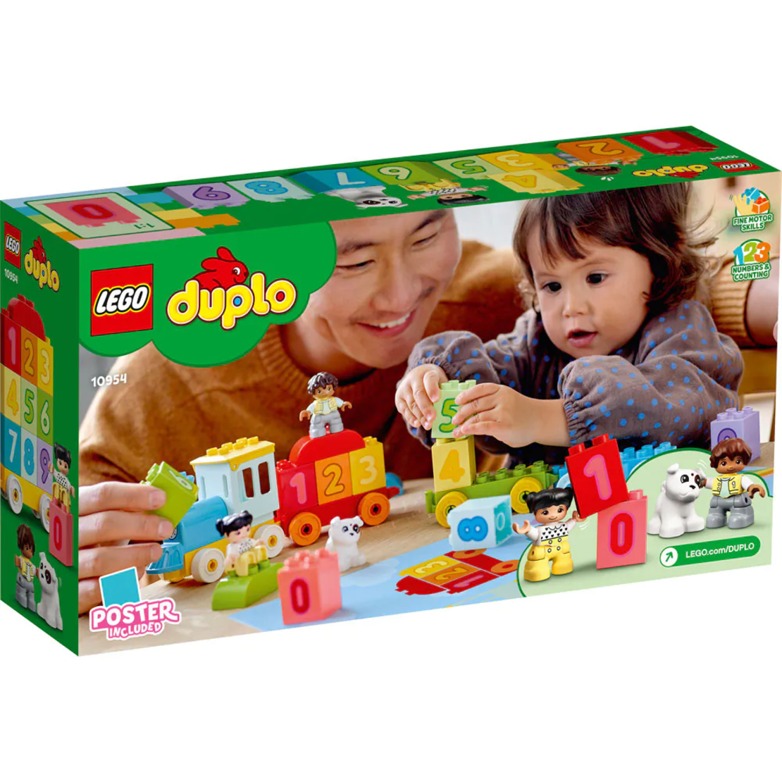 LEGO® DUPLO® Влакът на числата 10954