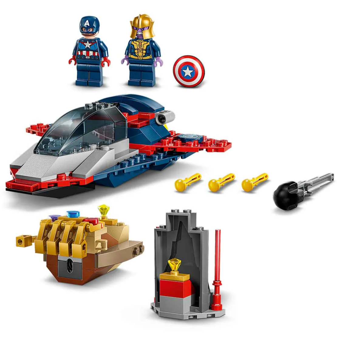 LEGO® Marvel Капитан Америка срещу Танос 76319