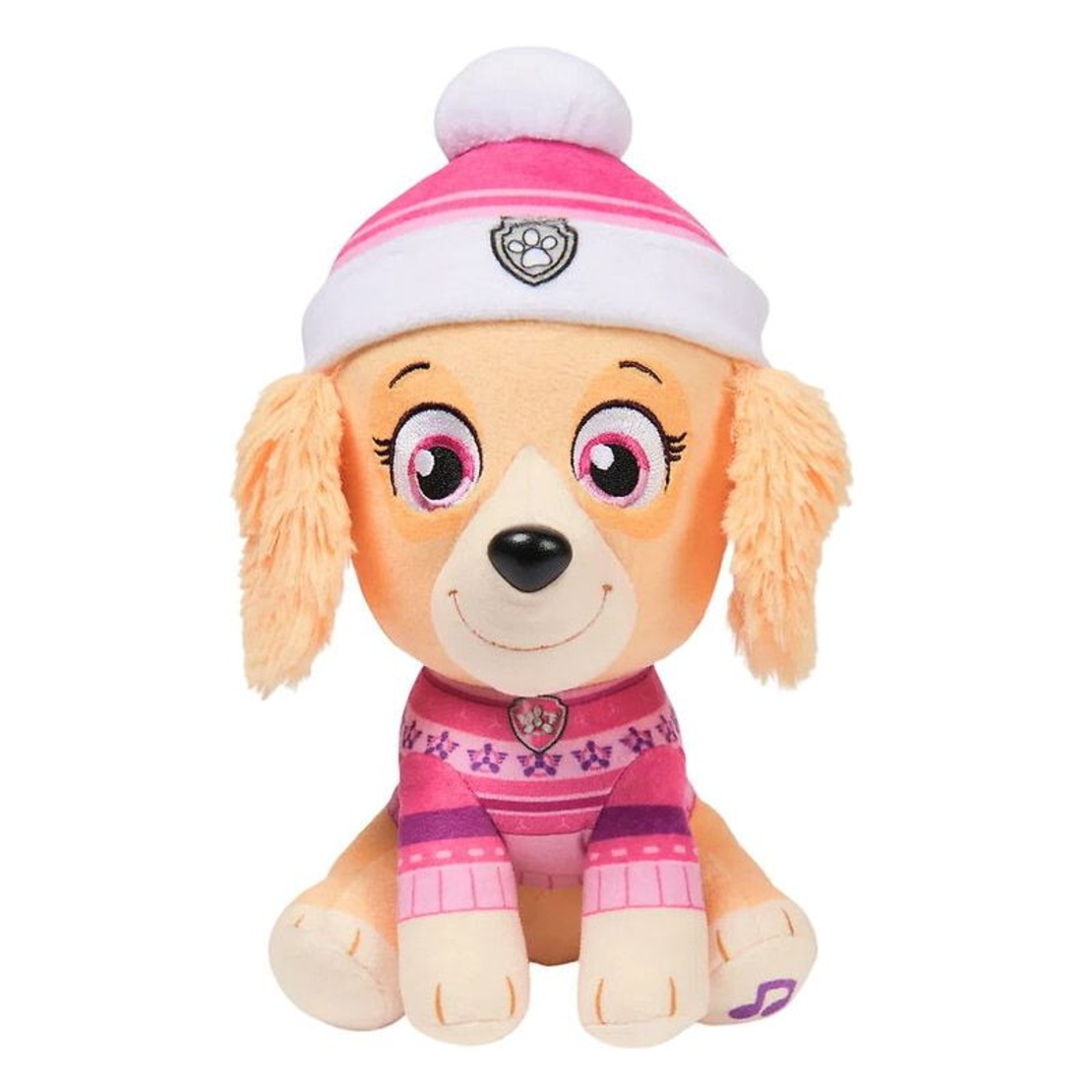 Музикална плюшена играчка Spin Master Paw Patrol Holiday Plushy, 20 см.