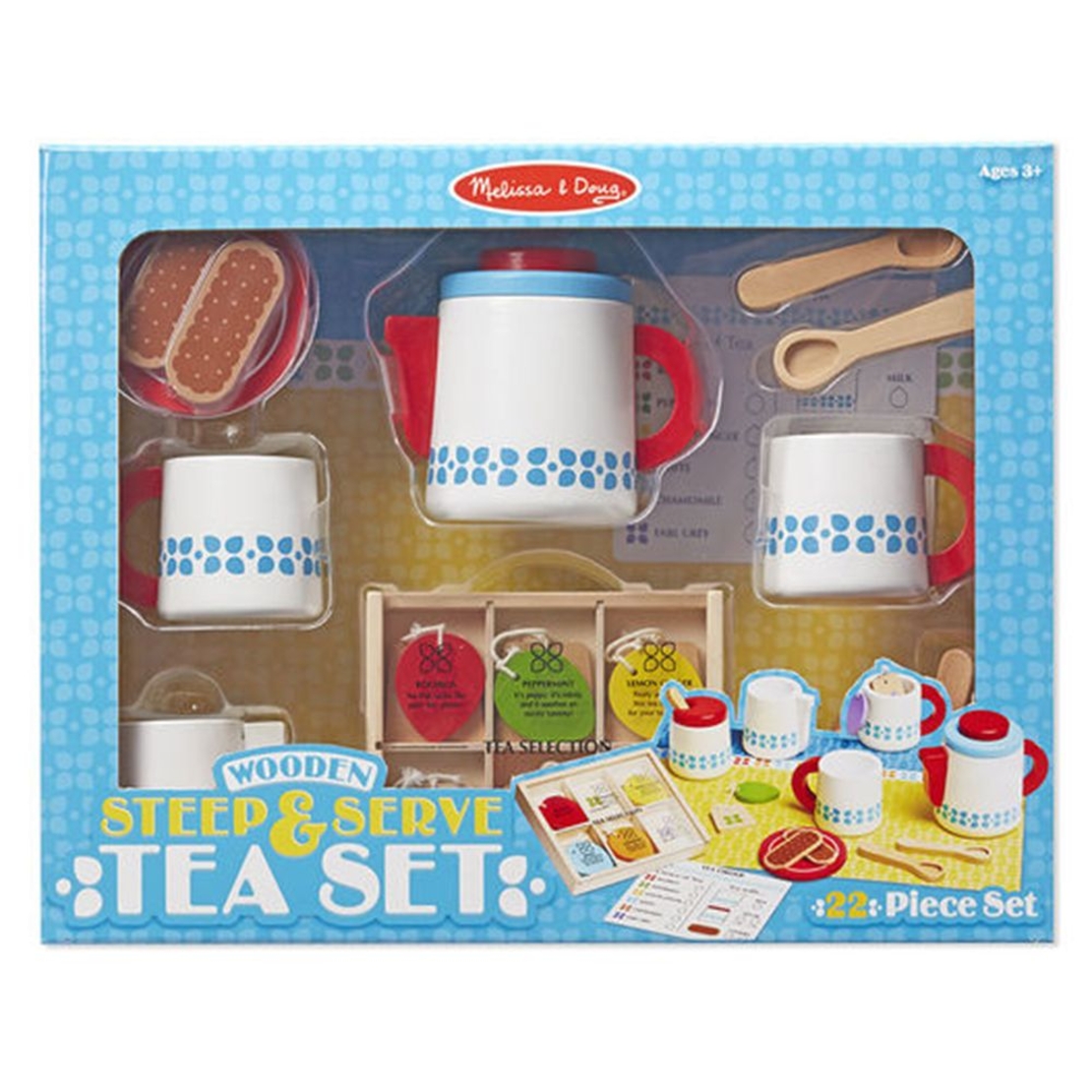 Дървен сервиз за чай Melissa and Doug 19843