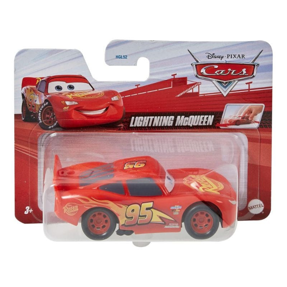 Количка Mattel Cars Lightning McQUEEN 1:43, HGLD2