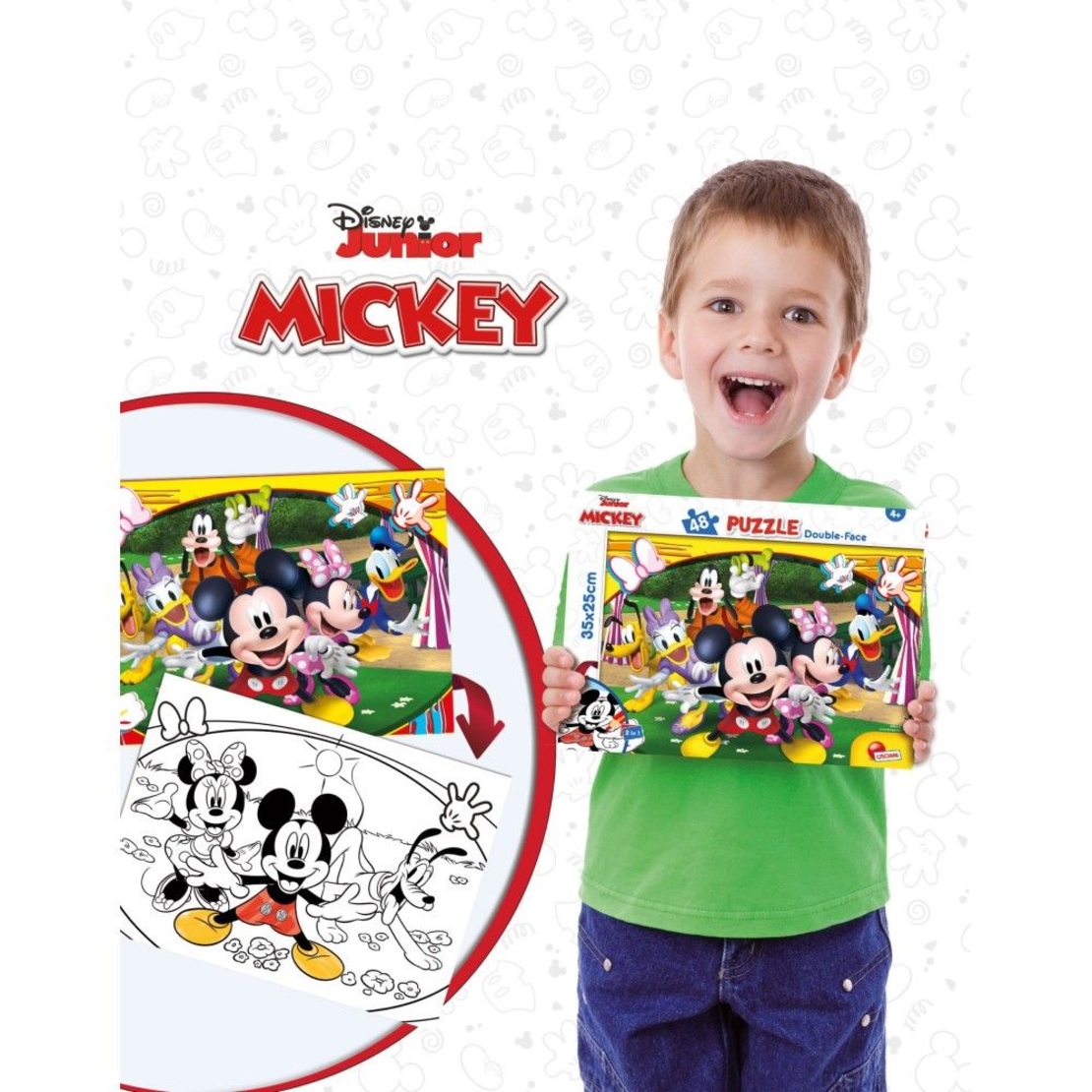 Детски пъзел Lisciani M-plus Mickey 48 ч.