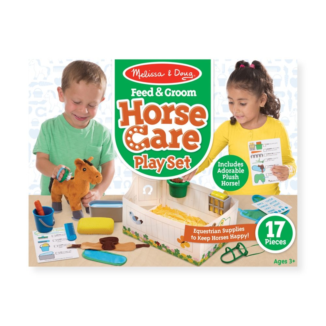 Комплект Melissa and Doug грижа за конете 18537