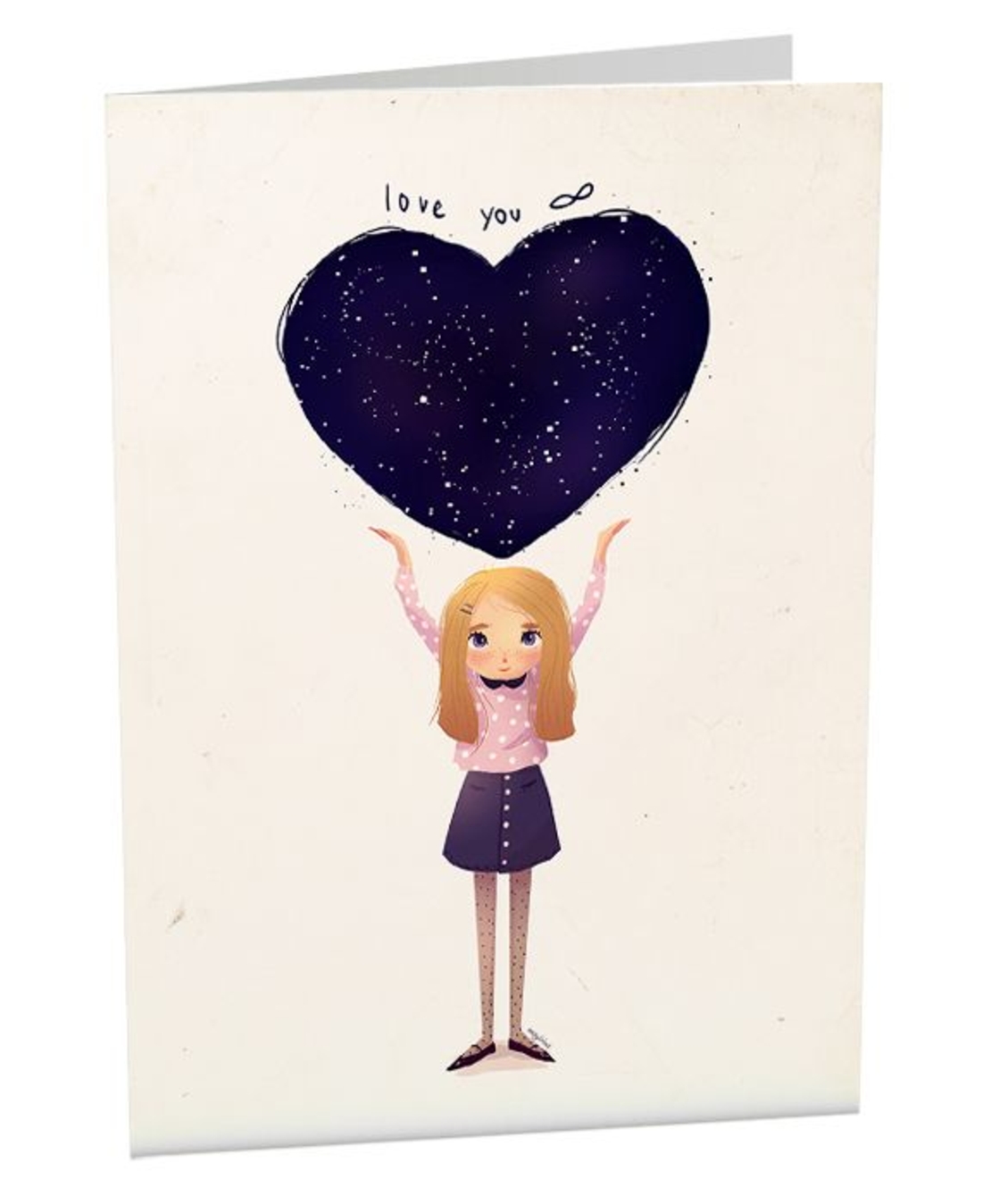 Поздравителна картичка iGreet - Ти си моята вселена