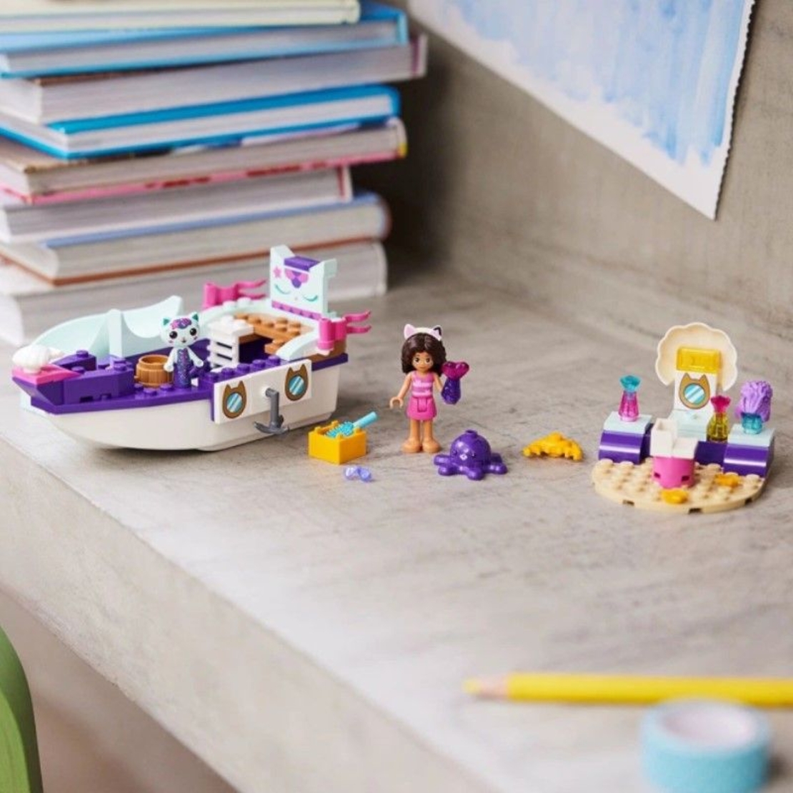 LEGO® Gabby's Dollhouse Спа корабът на Габи и Котката-русалка 10786