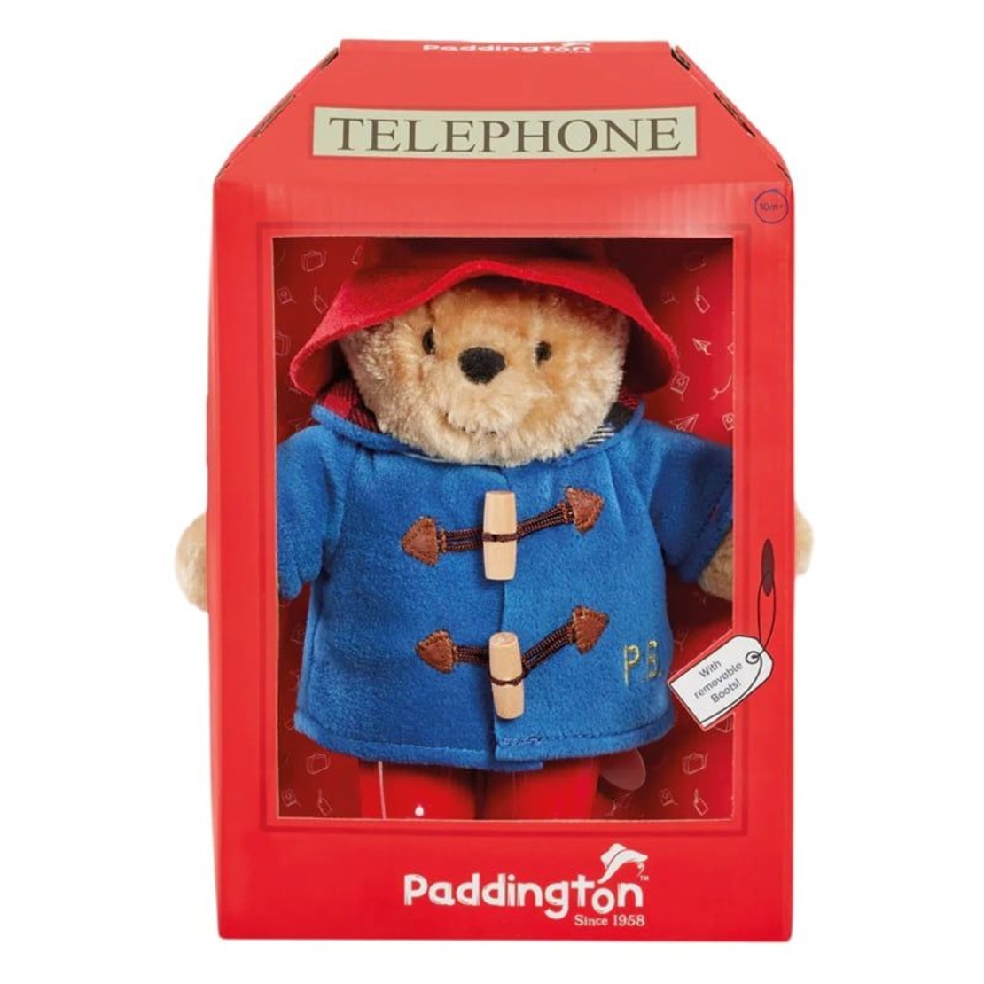 Плюшена играчка Paddington в телефонна кабина, 22 см.