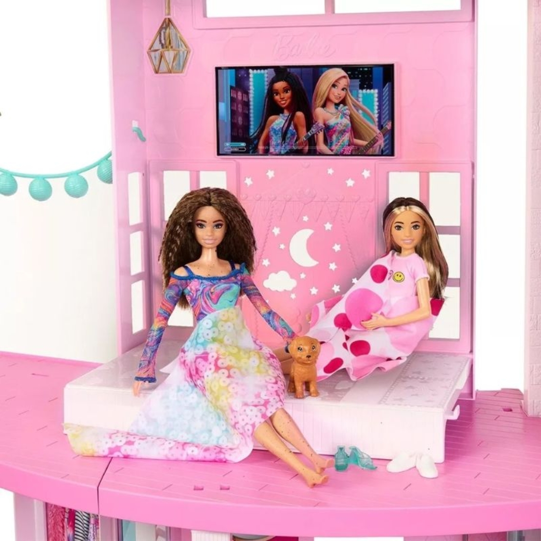 Къща за кукли Mattel Barbie Dreamhouse, на 3 етажа, 75 части, HMX10