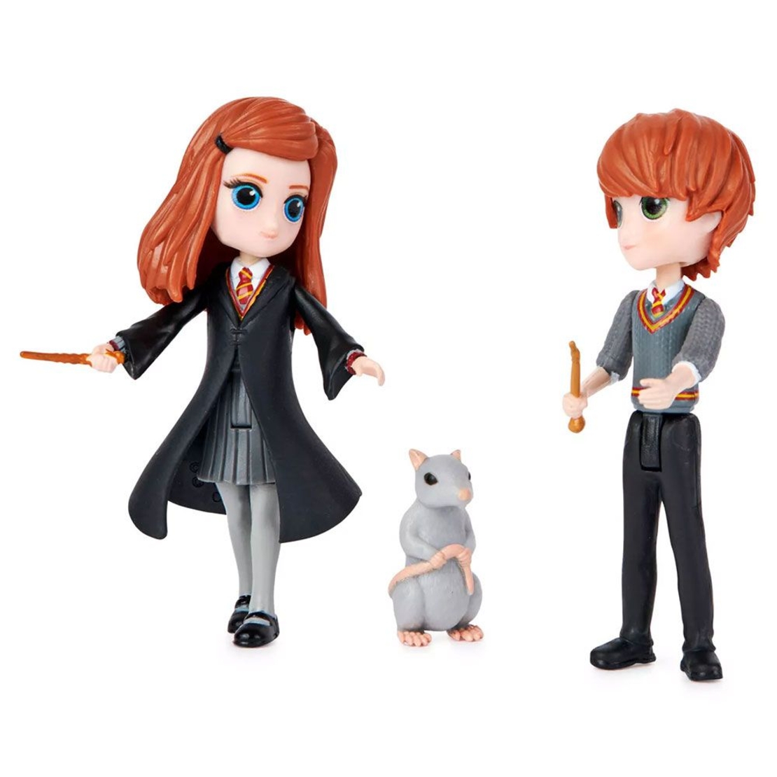Комплект фигури Spin Master Harry Potter Wizarding World Ron and Ginny Weasley