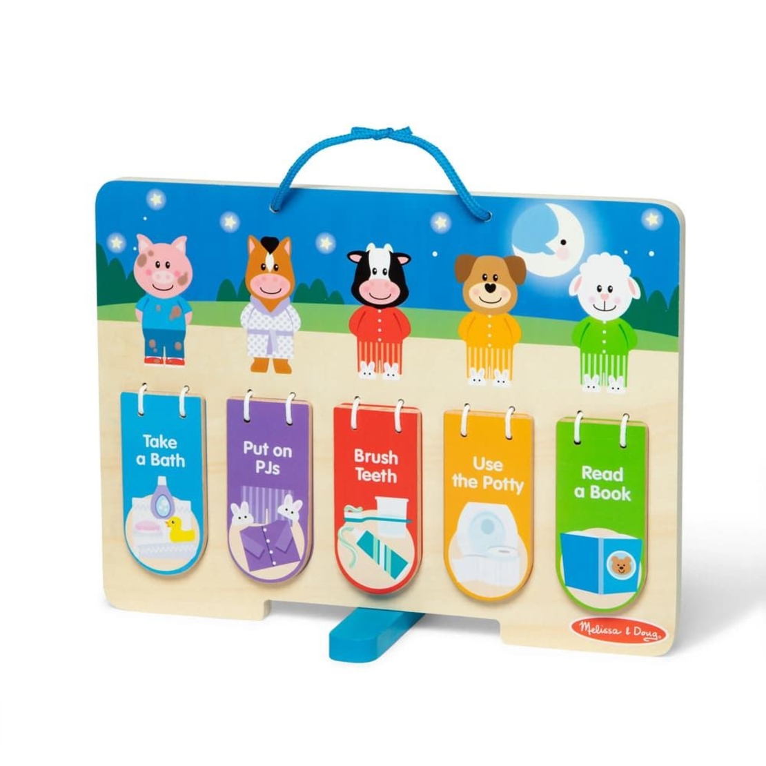 Дървена таблица за игра Melissa and Doug, My Daily Routines 50893