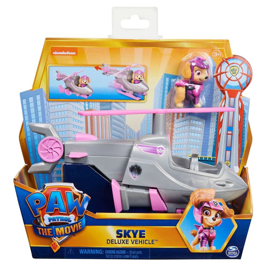 Игрален комплект Spin Master Paw Patrol превозно средство и фигура Skye Deluxe