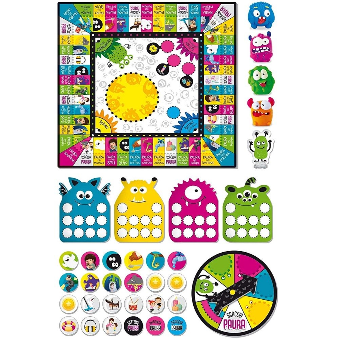 Образователна игра Lisciani Kids Love Monsters Играта на Страха