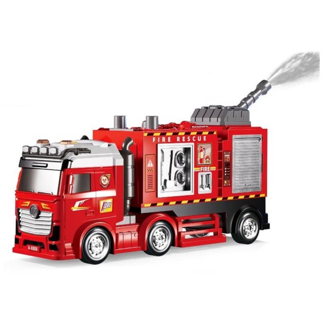 Пожарна кола Raya Toys, с вода, звук и светлина