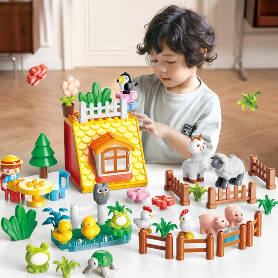 Конструктор Feelo Happy Ranch, 65 ч.