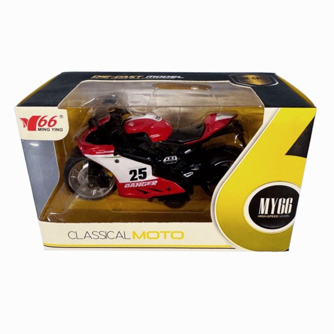 Мотор Ducati Raya Toys Classical moto, със звук и светлина, 1:12