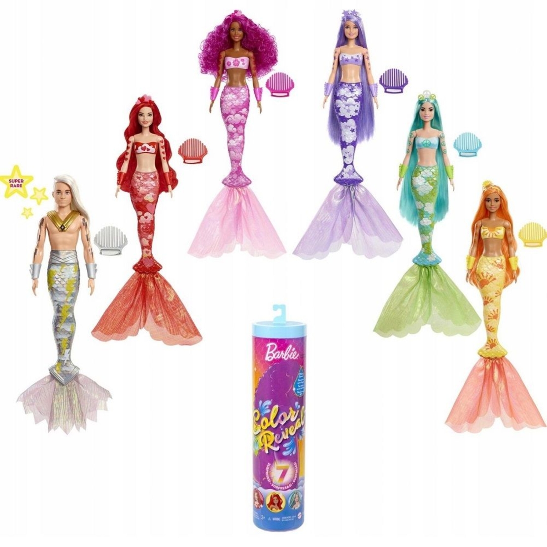 Кукла Mattel Barbie Color Reveal Rainbow Русалка изненада
