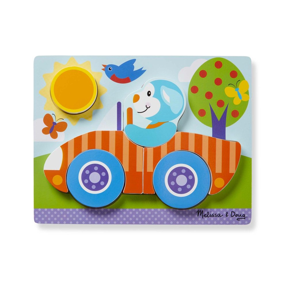 Дървен пъзел Melissa and Doug Превозни средства 40133