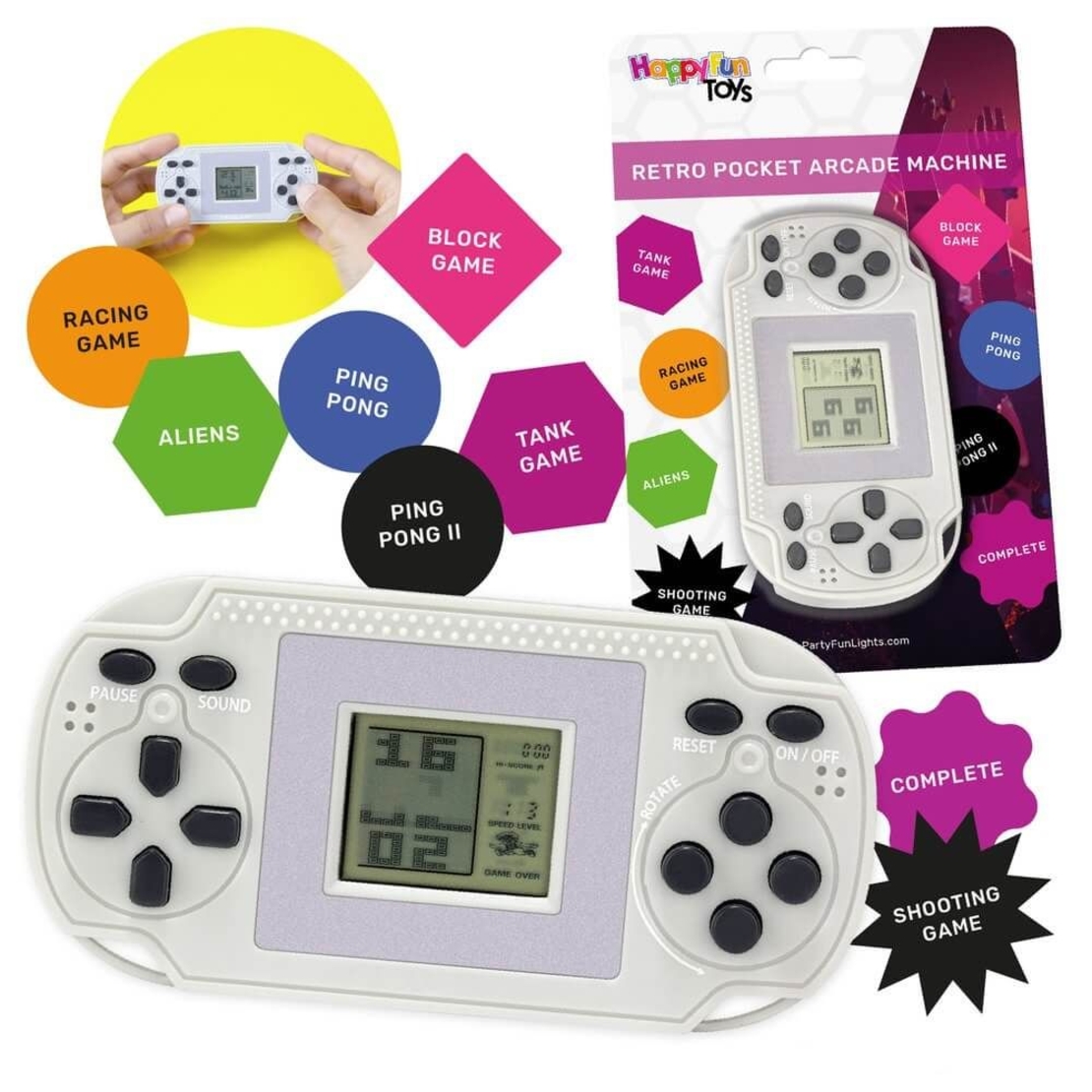 Ретро джобна аркадна игра Party Fun Lights с 23 игри 86511