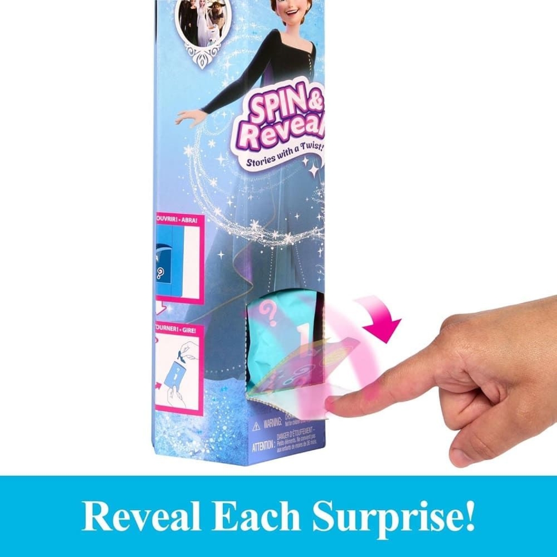 Кукла Mattel Disney Frozen Anna Spin & Reveal