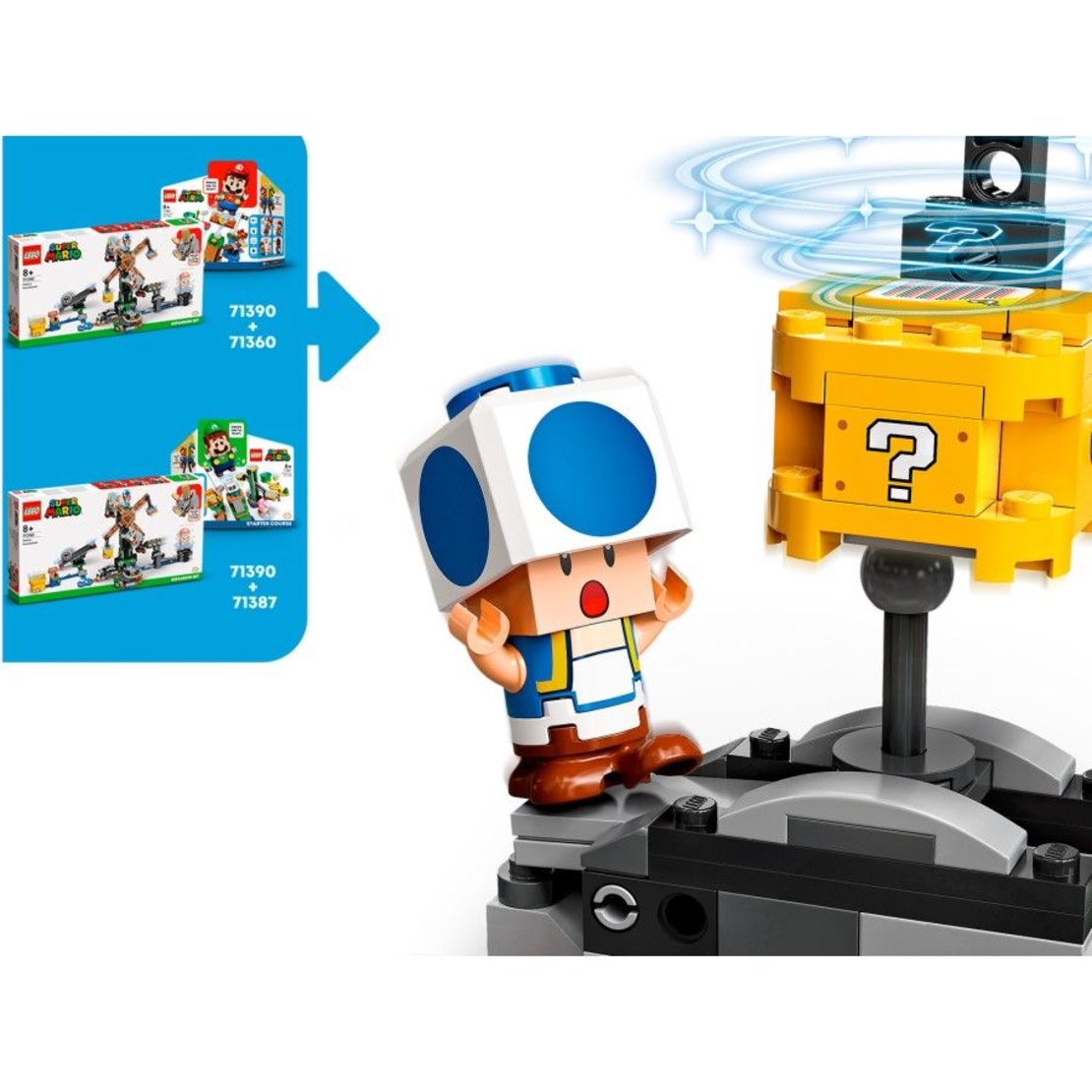 LEGO® Super Mario™ Комплект с допълнения Reznor Knockdown 71390