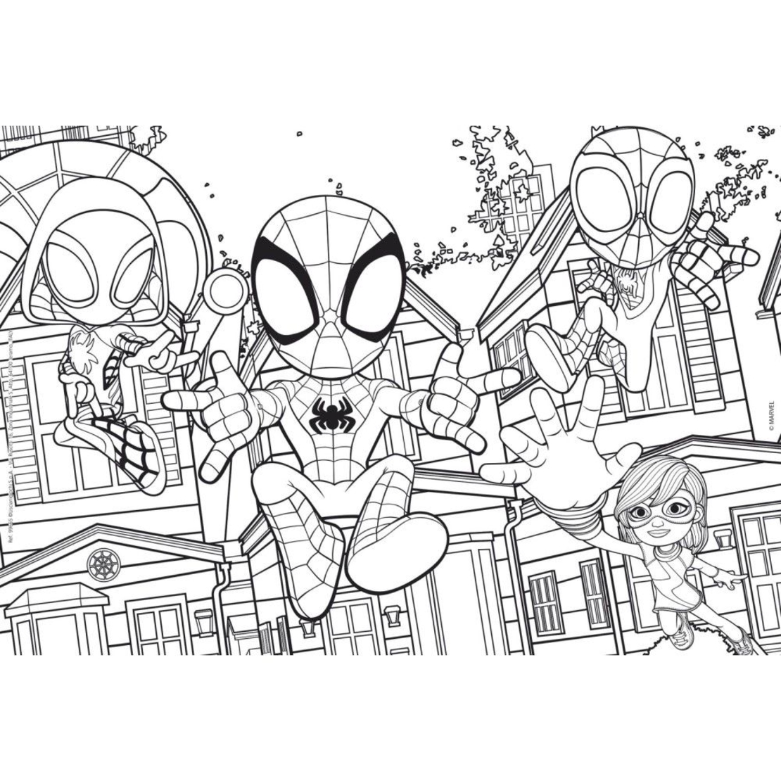 Детски пъзел Lisciani Plus Marvel Spidey Това е отбор 24ч.