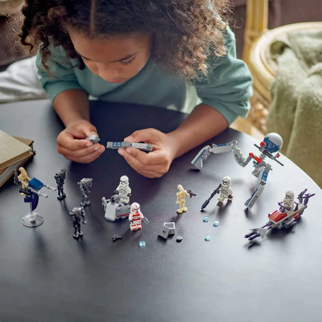 LEGO® Star Wars™ Клонинг щурмовак и боен дроид – боен пакет 75372
