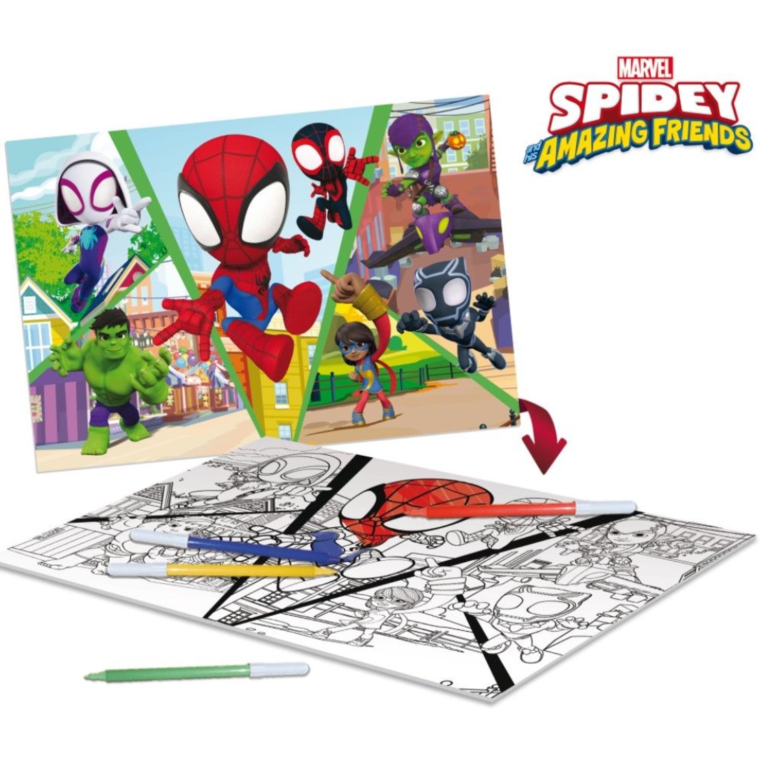 Детски пъзел Lisciani Marvel Spidey Let’s Challenge 24 ч.