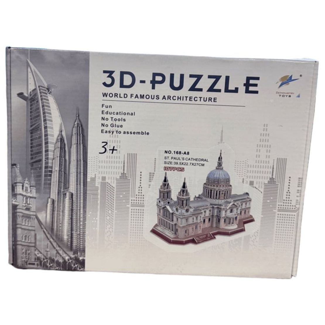 3Д пъзел Raya Toys Катедрала Сейнт Пол