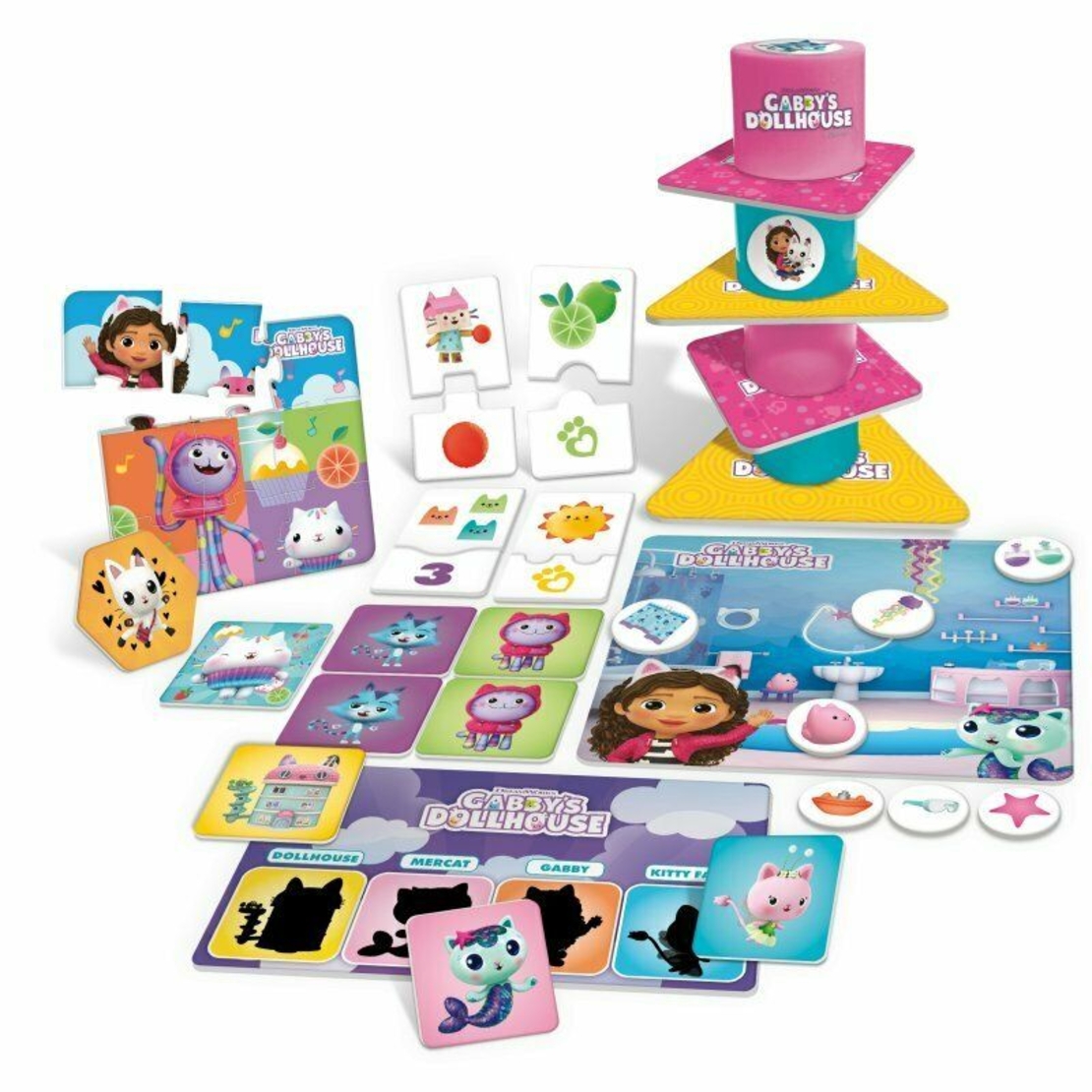 Колекция от образователни игри Lisciani Gabby's Dollhouse Edugames