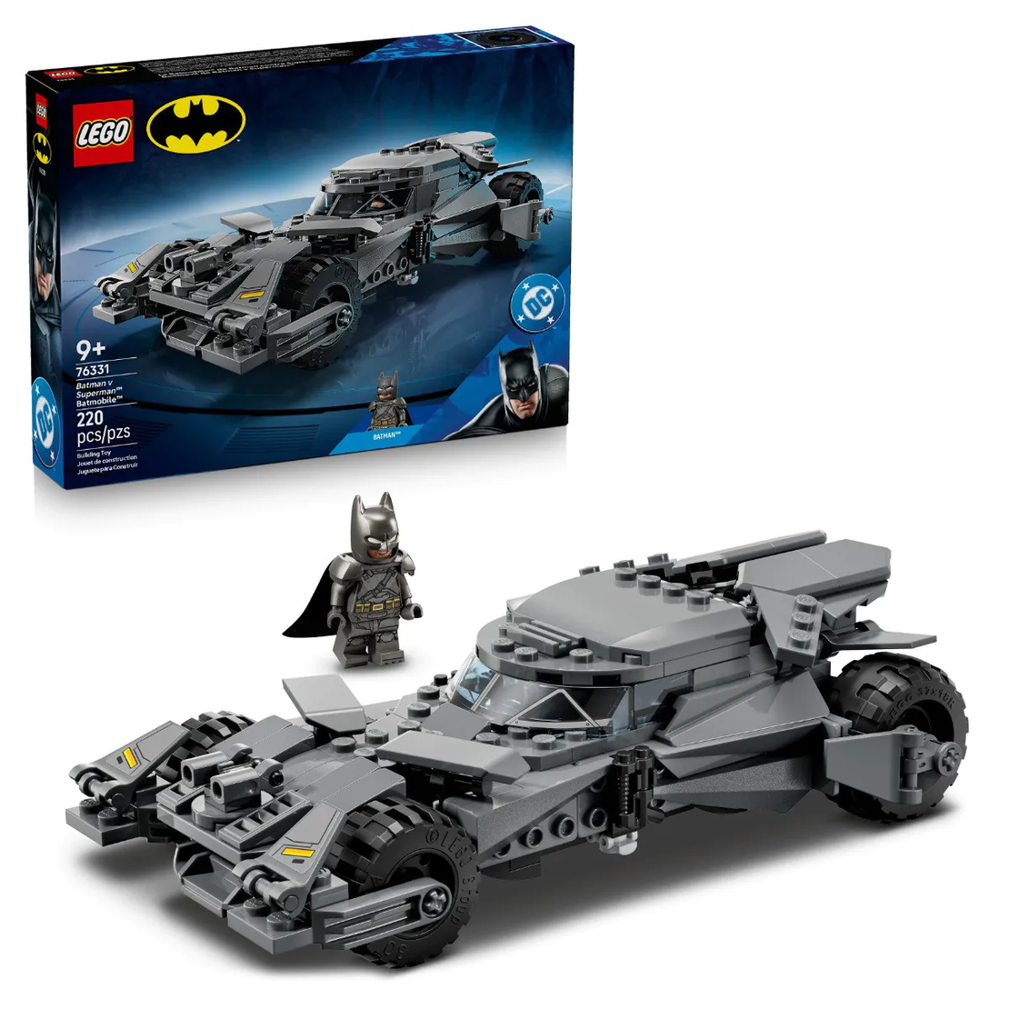 LEGO® DC Batman™ Батман срещу Супермен Батмобил 76331