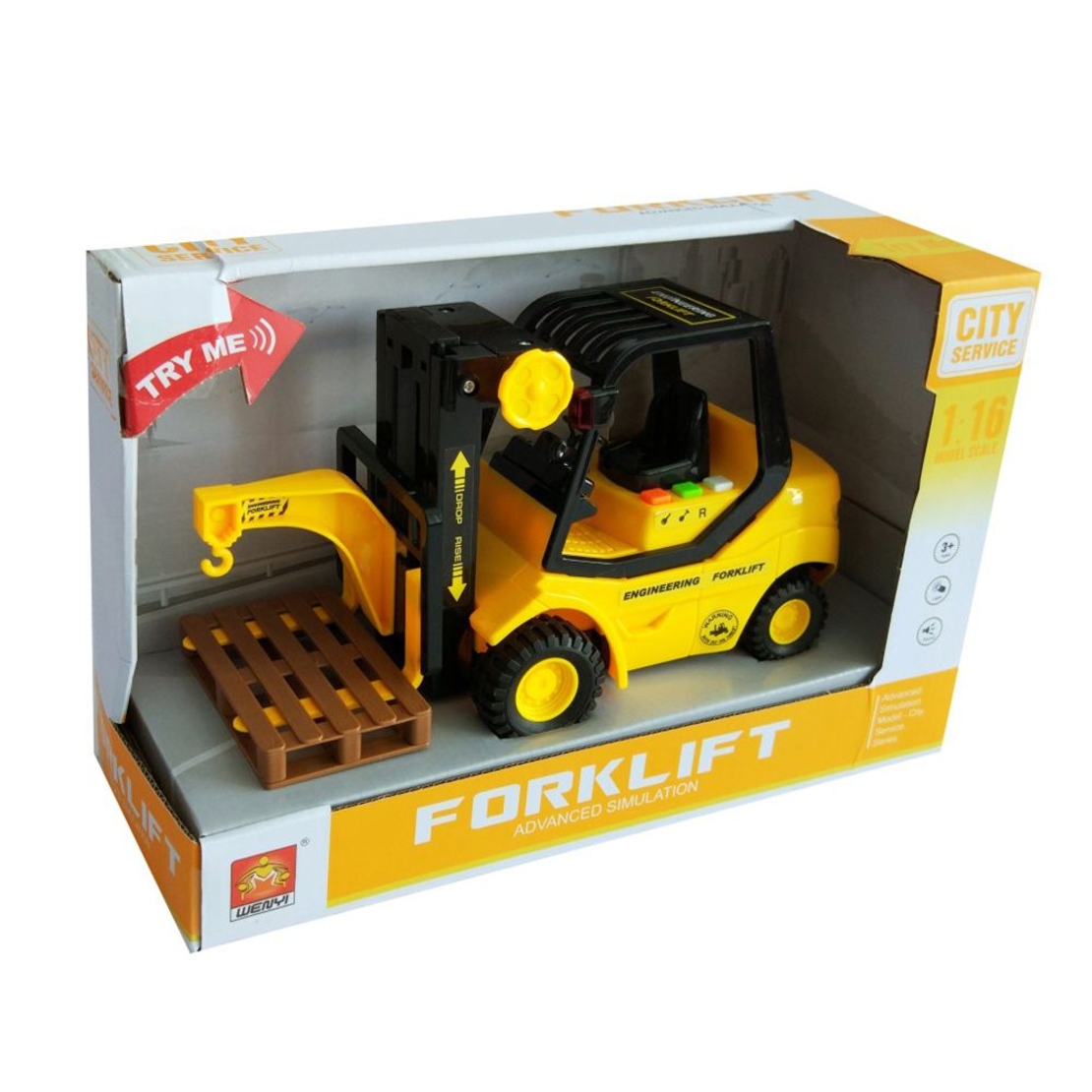 Мотокар Wenyi Raya Toys със светлини и музика