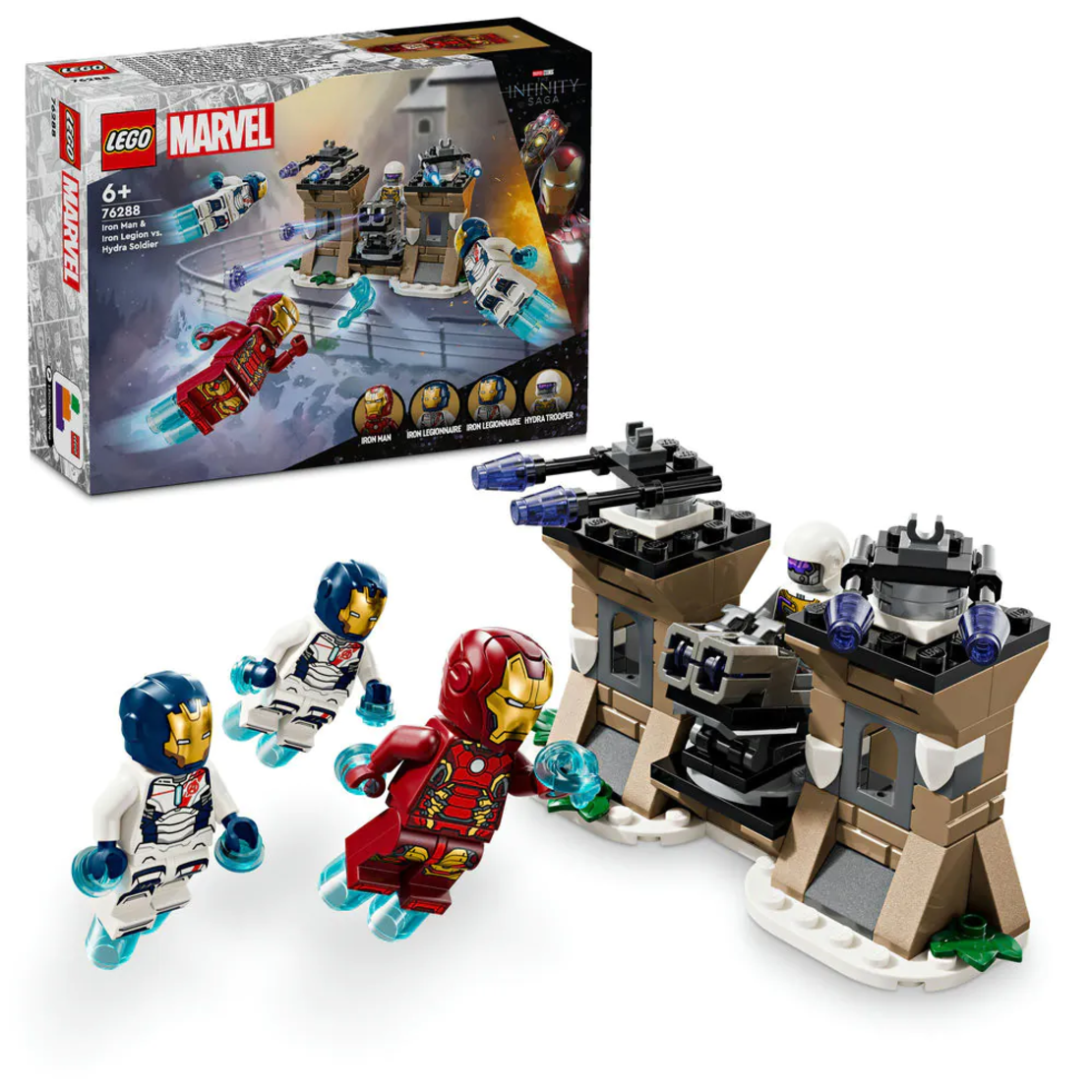 LEGO® Marvel Железния човек и Железния легион срещу Хидра 76288