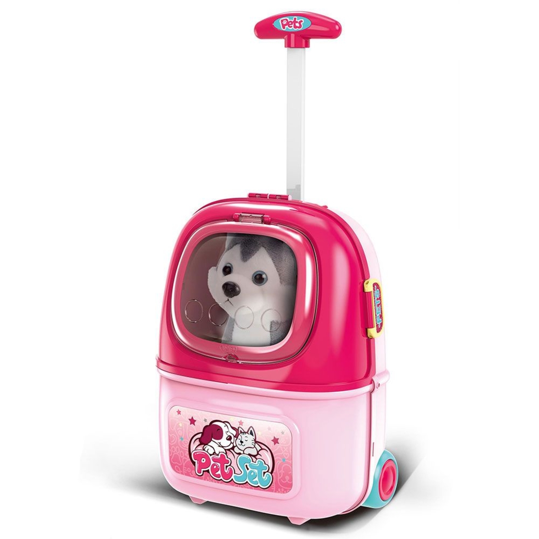 Плюшено куче в куфар Raya Toys