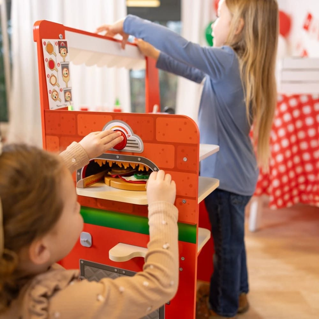 Детска дървена количка за пица Melissa and Doug 32201