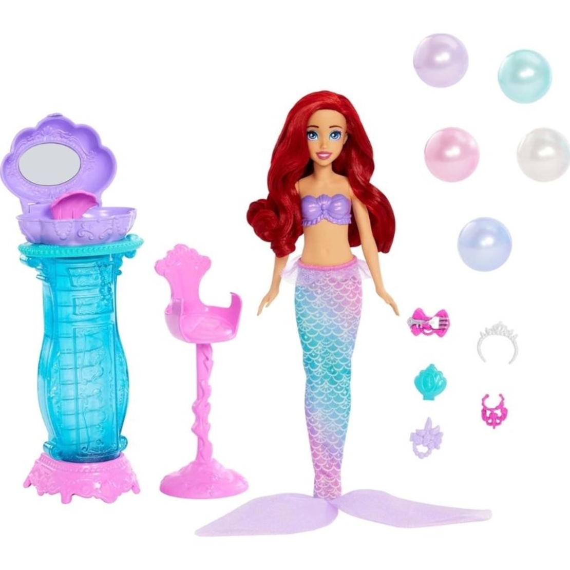Кукла Mattel Disney Princess Vanity Pop Ariel, с аксесоари
