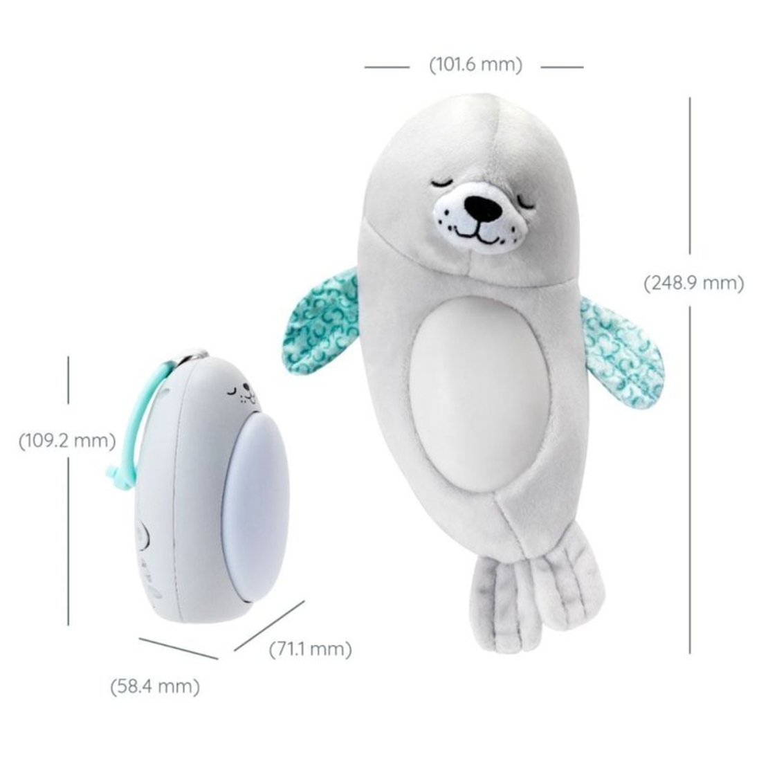 Плюшена играчка 3в1 Infantino Soothing Pal, със светлини и звуци
