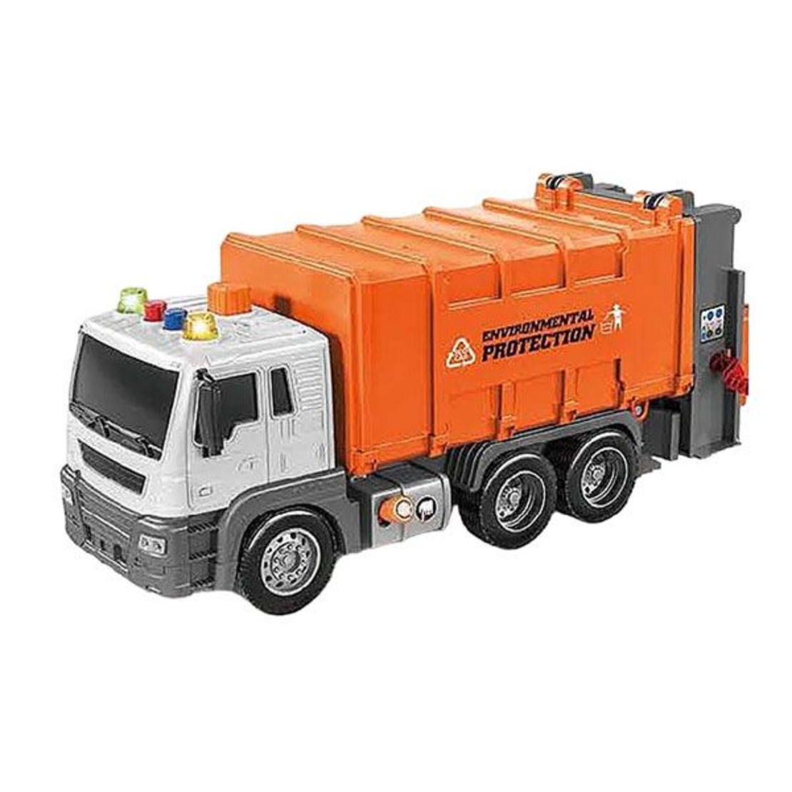 Детски боклукчийски камион Raya Toys Truck Car с музика и светлини, 1:16