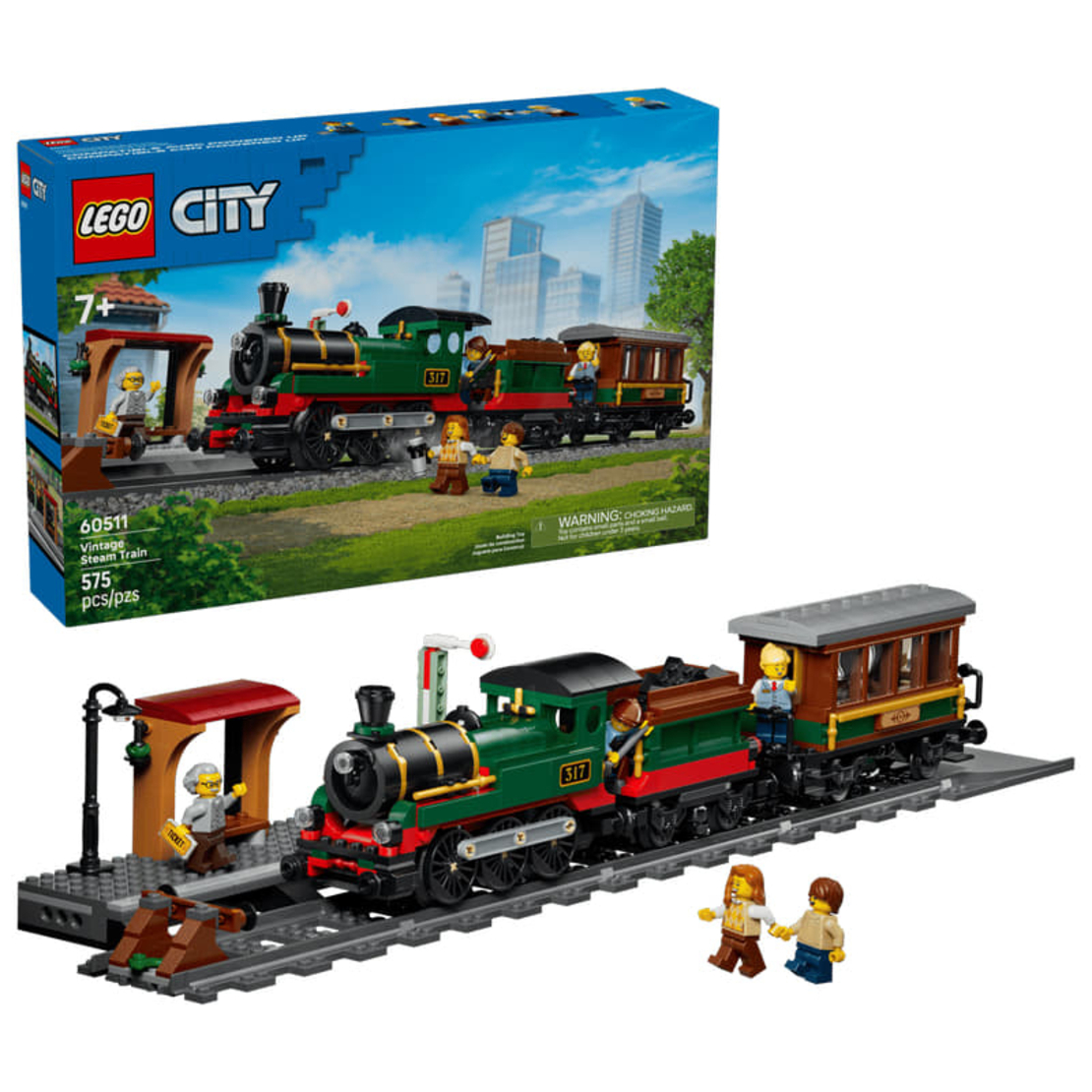 LEGO® City Старомоден парен влак 60511