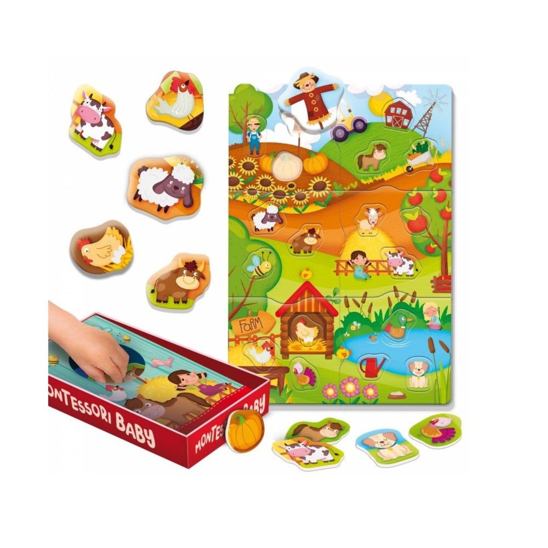 Пъзел Lisciani Монтесори Baby Box Фермата