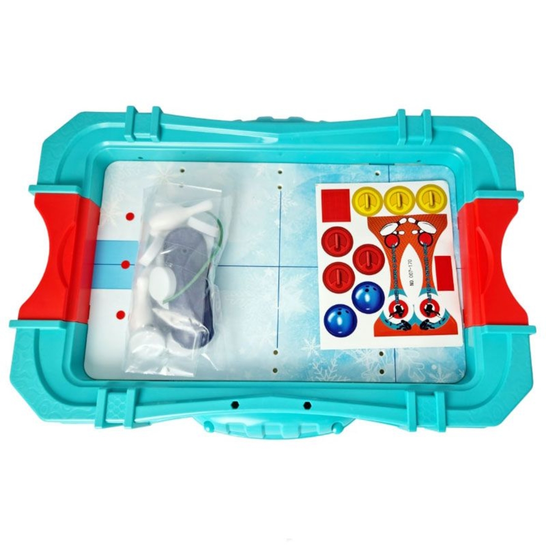 Детска игра 2 в 1 Raya Toys Мини боулинг и кърлинг