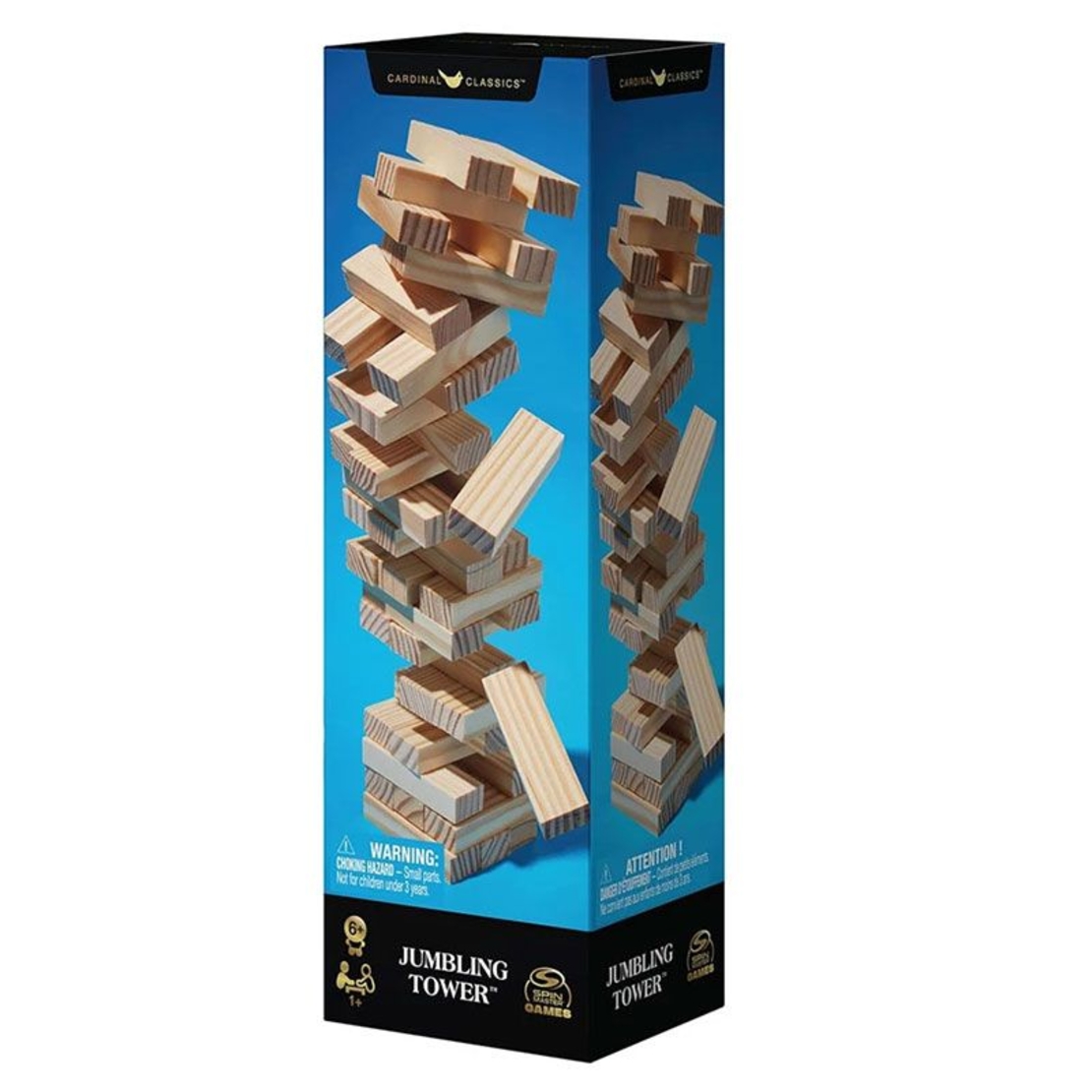 Настолна игра дженга Spin Master Jumbling Tower Cardinal Classics