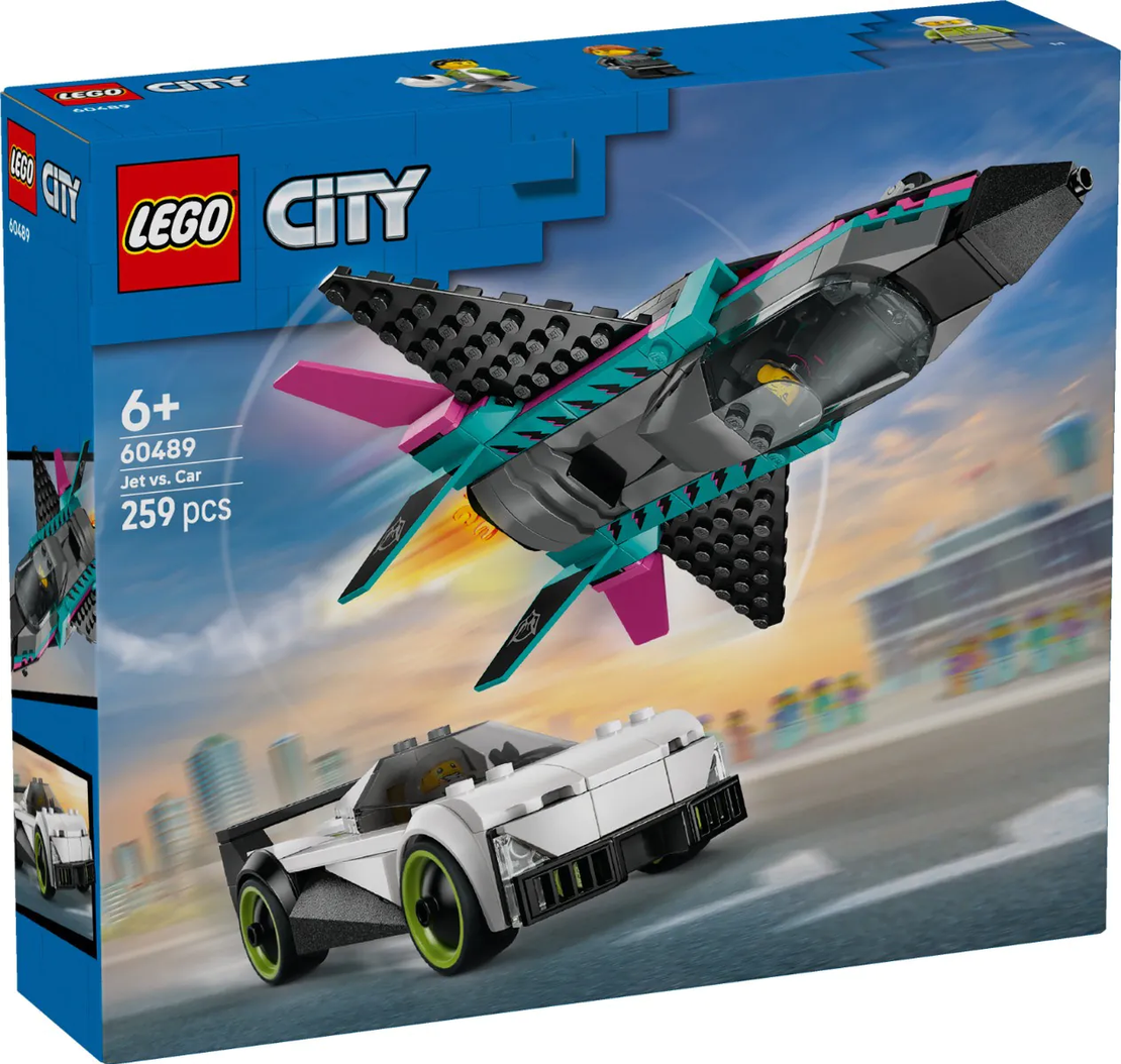 LEGO® City Джет срещу кола 60489