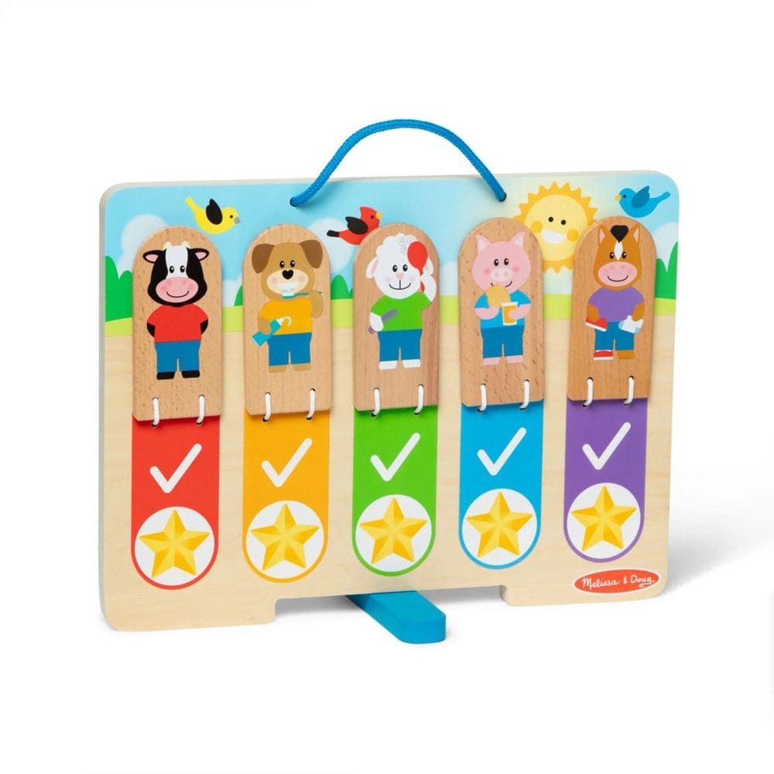 Дървена таблица за игра Melissa and Doug, My Daily Routines 50893