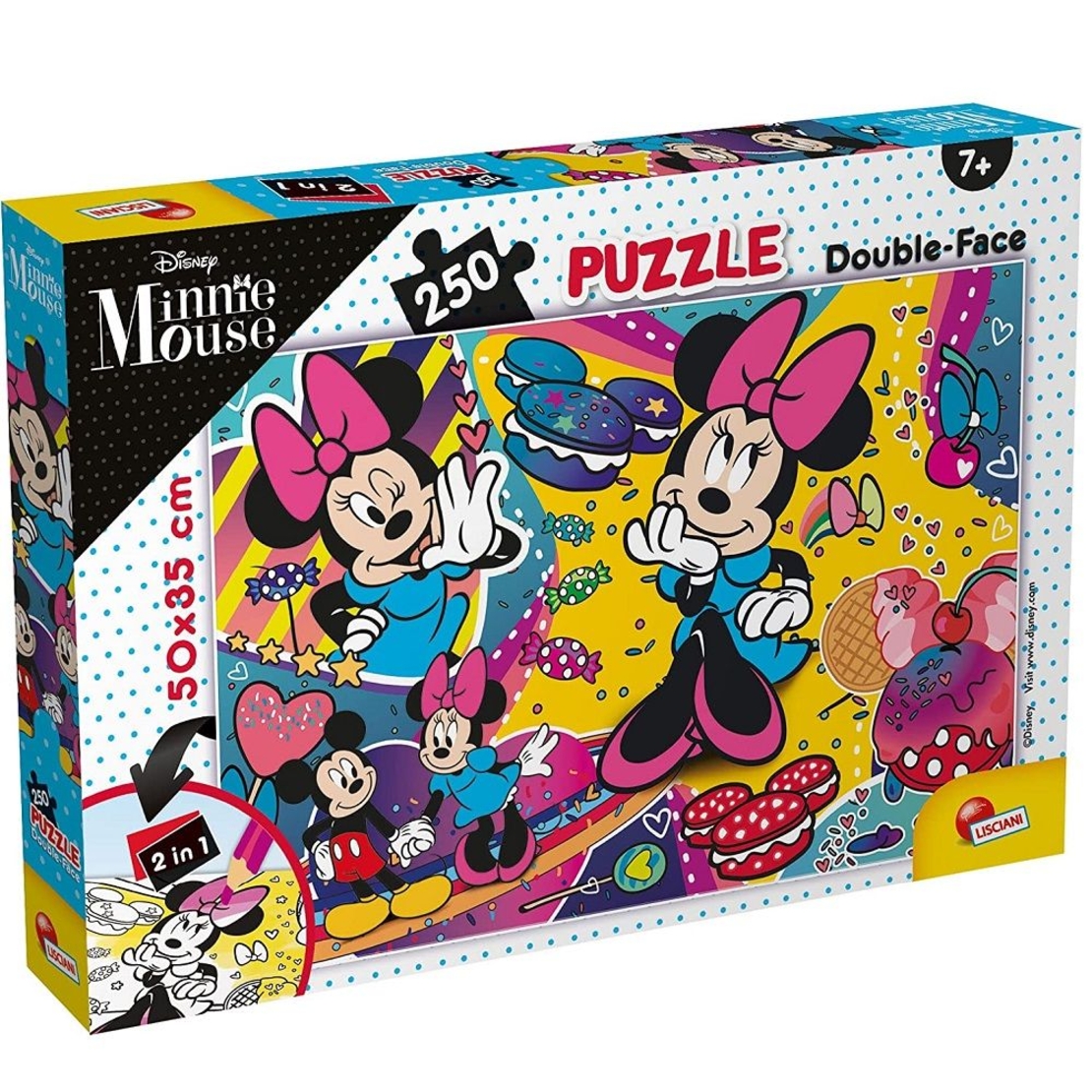Пъзел Lisciani Double-face Мини Маус 250ч.