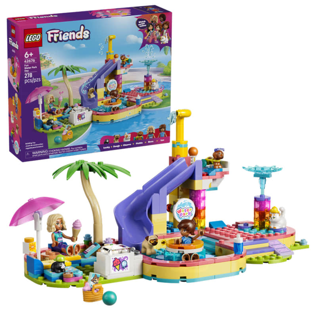 LEGO® Friends Забавен ден в аквапарка 42676