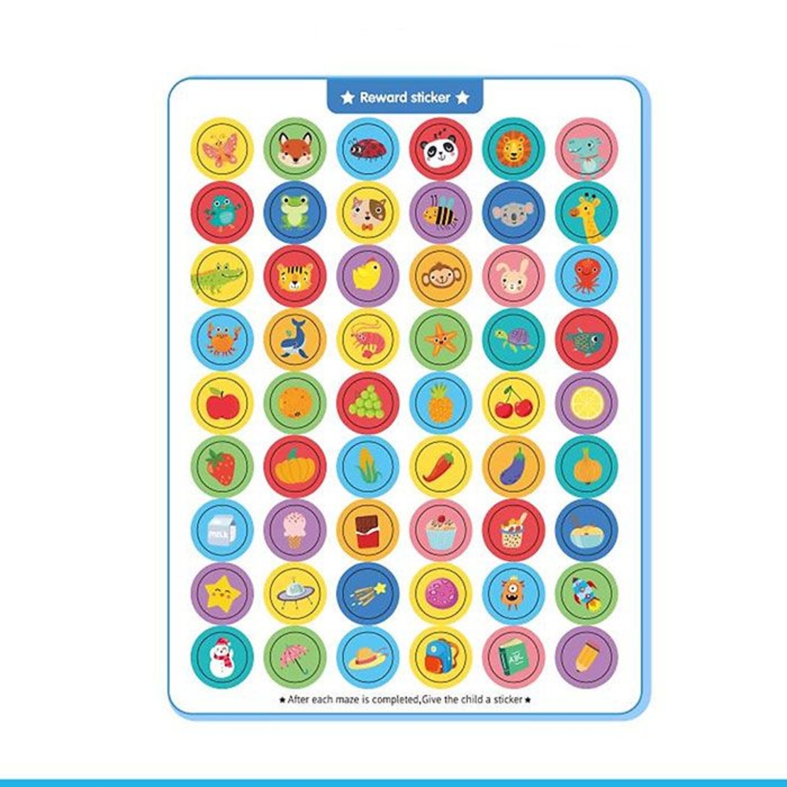 Образователни карти с маркер Raya Toys Learn and Practice Логика ниво 1, 25 броя