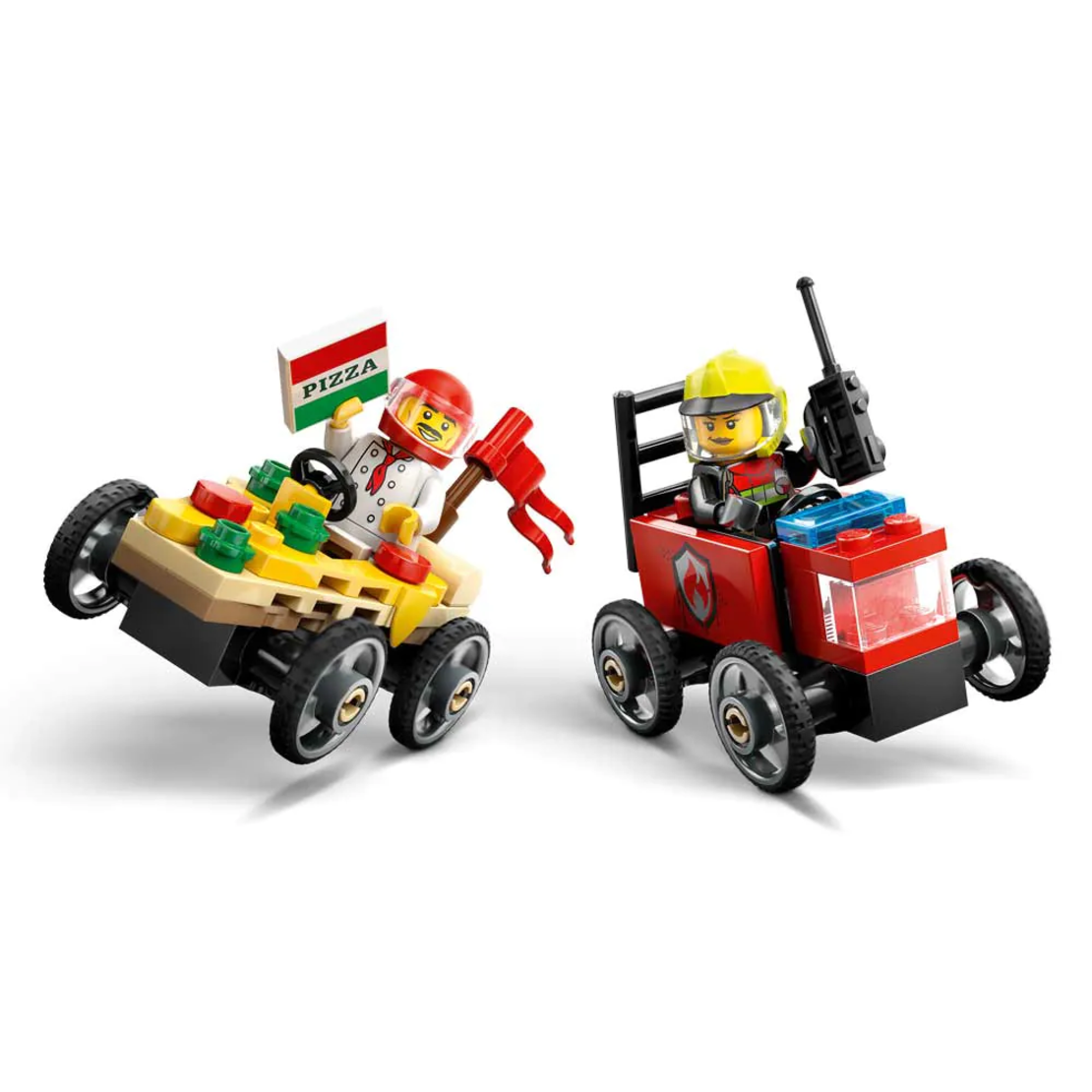 LEGO® City Кола за пица срещу пожарна кола 60458